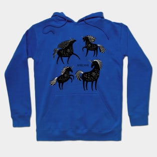 Unicorn Black Silhouettes Hoodie